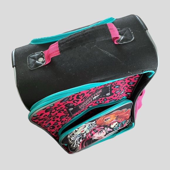 Monster High Dolls Mattel 2014 Rolling Suitcase Luggage Carry On - Picture 5 of 5